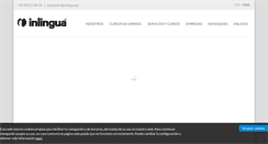Desktop Screenshot of inlinguasantander.com